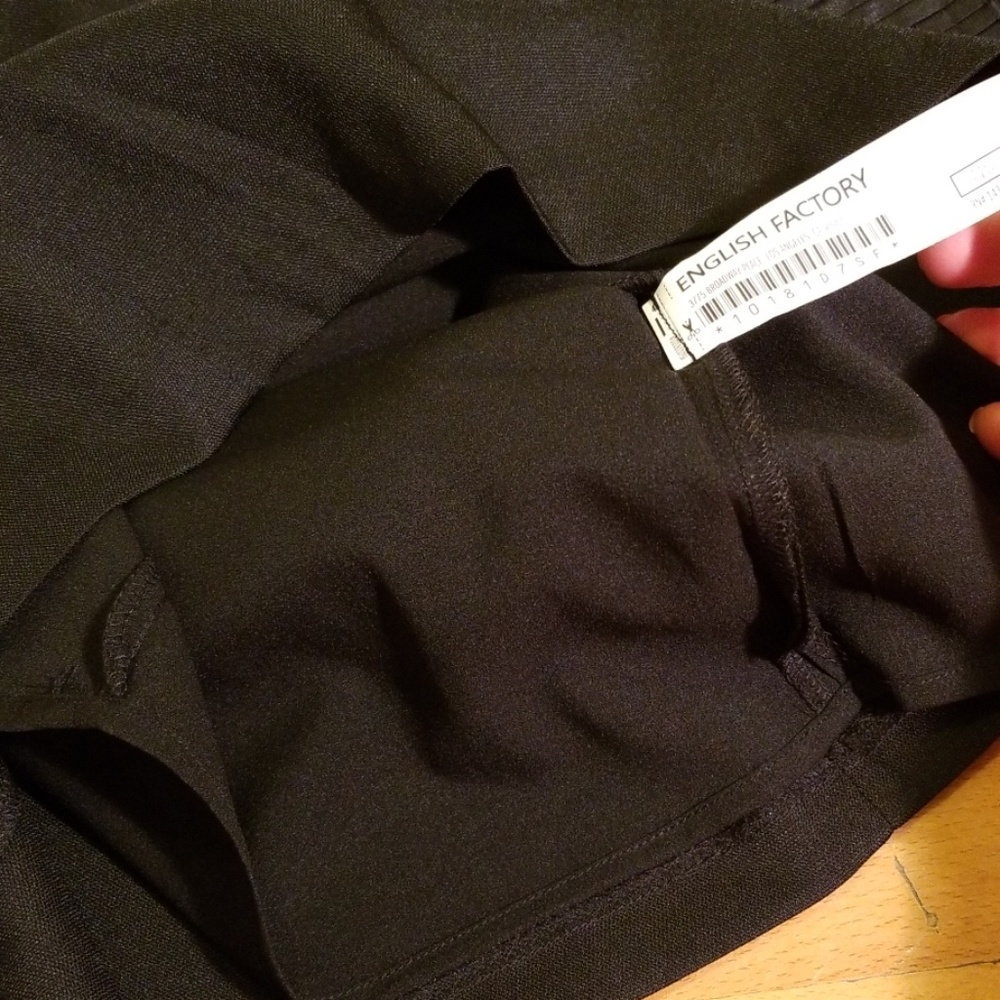 English Factory black ruffled mini dress XSmall - Picture 8 of 8